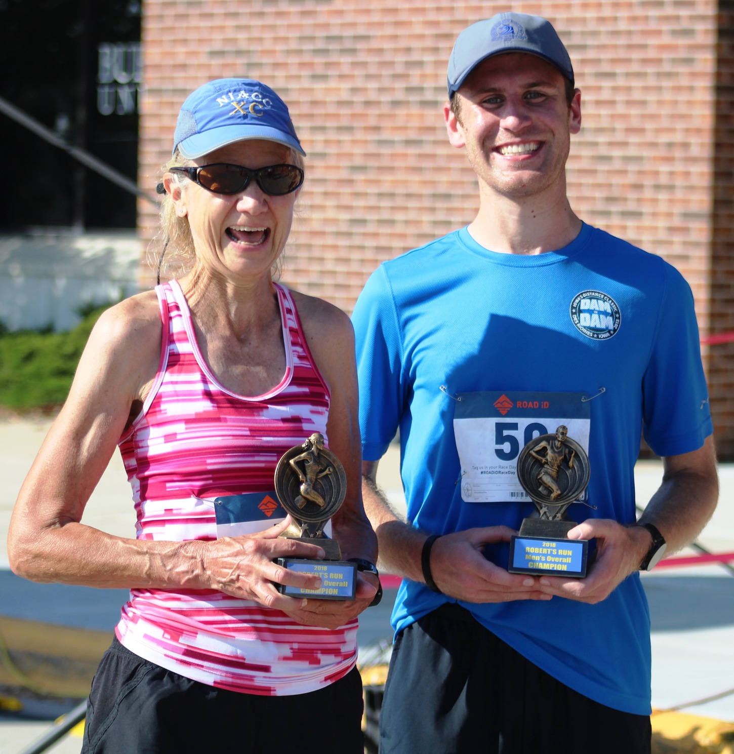 Overall winners Jeanne McCurnin (left) and Torey Stallsmith.