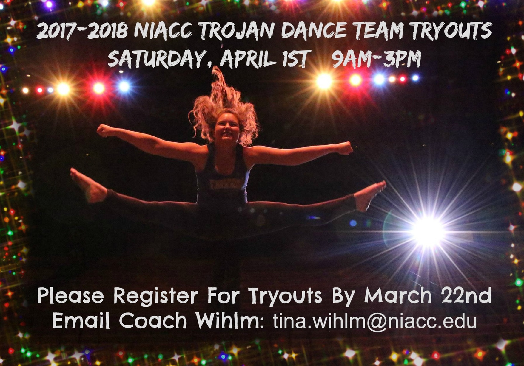 NIACC Dance Team tryouts set for April 1