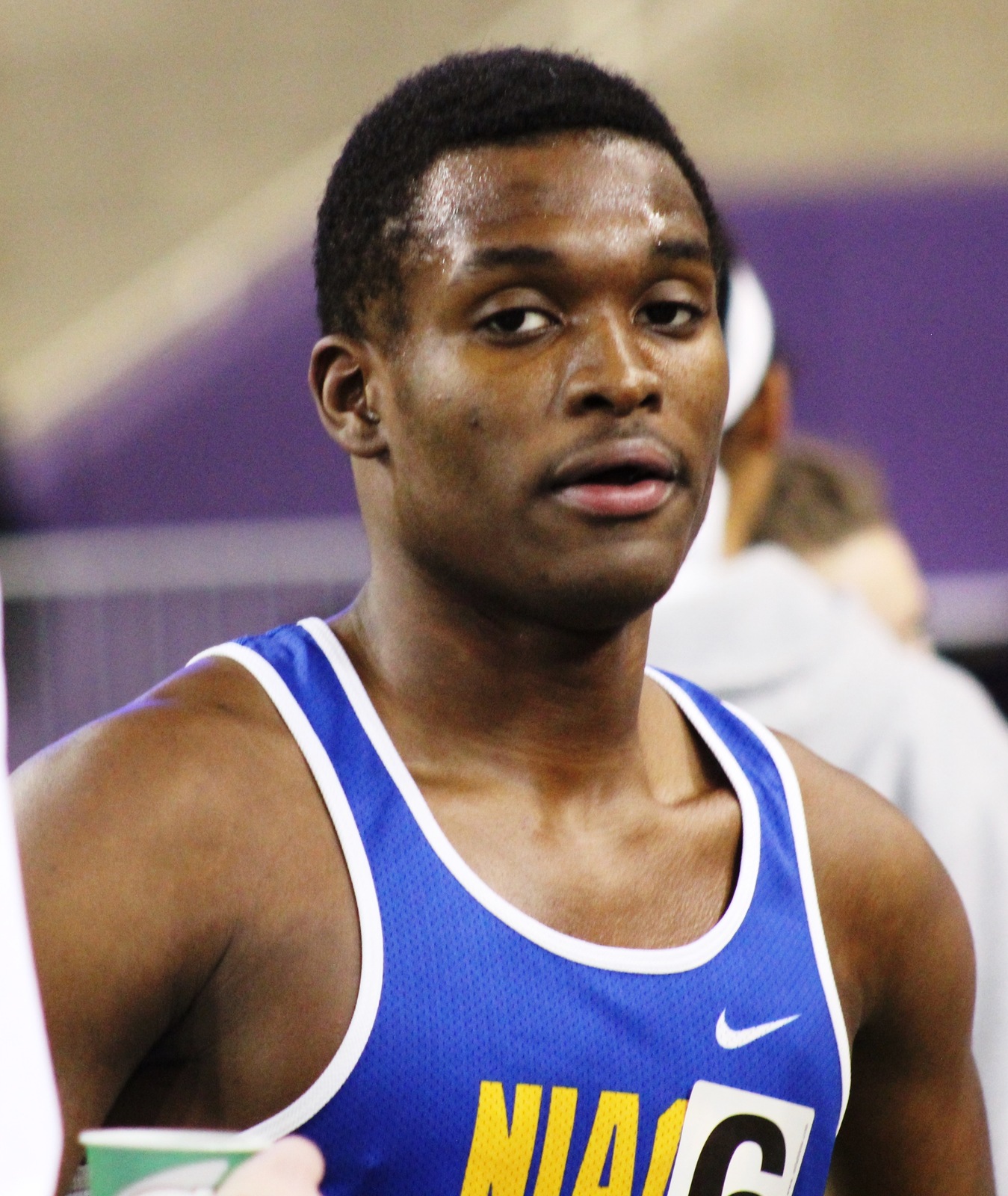 NIACC's David Carter won the 600-meter dash at the Jack Jennett Invitational last Friday at the UNI-Dome in Cedar Falls.