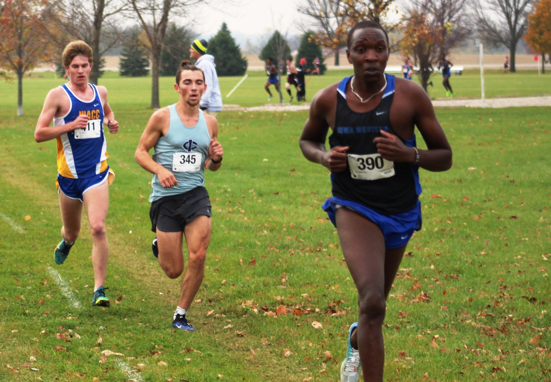 Blake Keller is one of five returning sophomores for the NIACC men's cross country team.