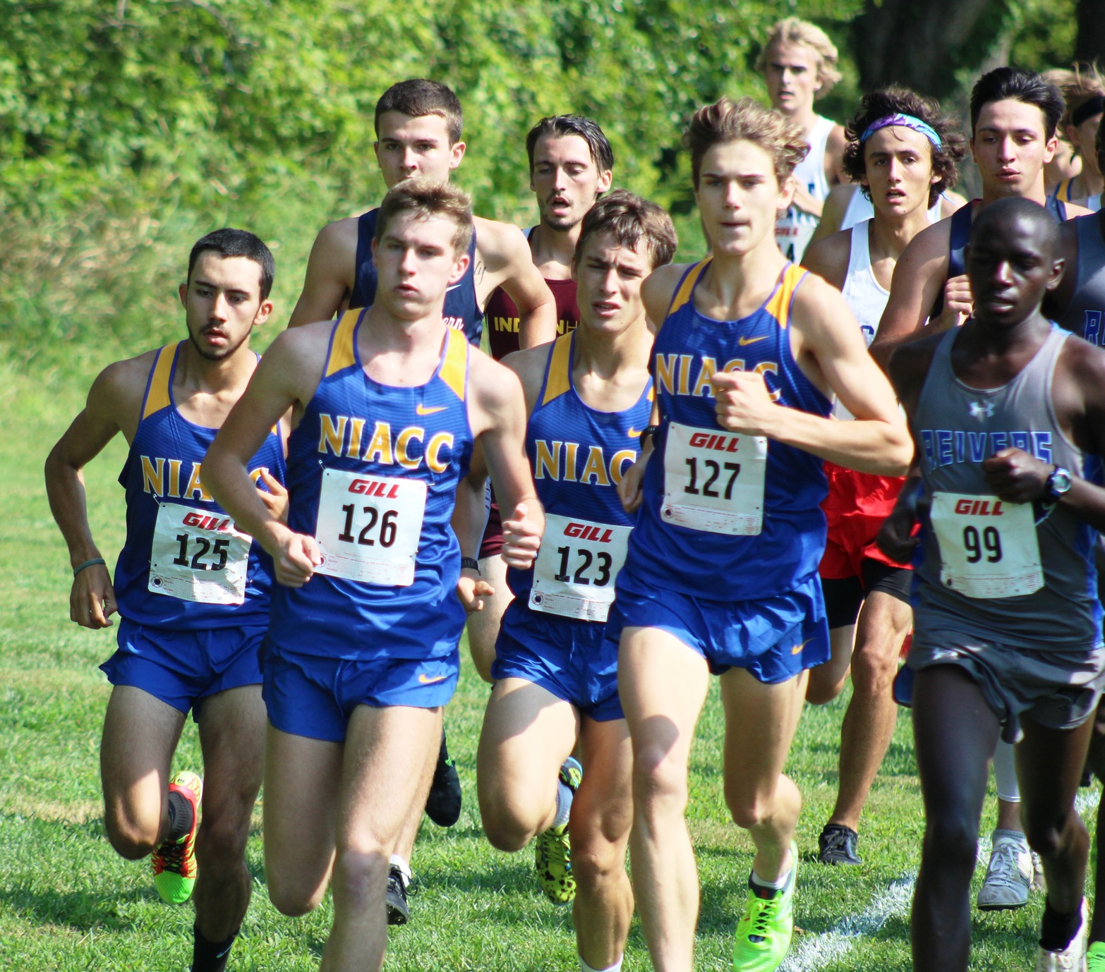 NIACC men compete at the NJCAA Region XI time trial earlier this season.