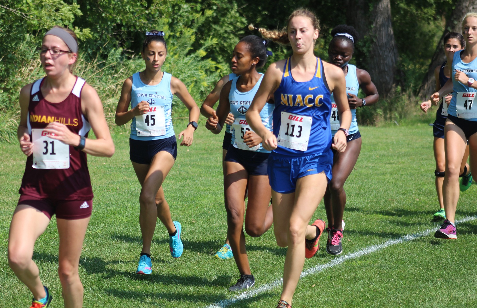 NIACC sophomore runs in the NJCAA Region XI time trial on Aug. 26 in Council Bluffs.