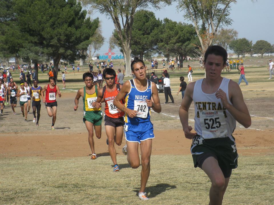 Trent Smith runs at the 2011 national cross country meet in Hobbs, N.M.