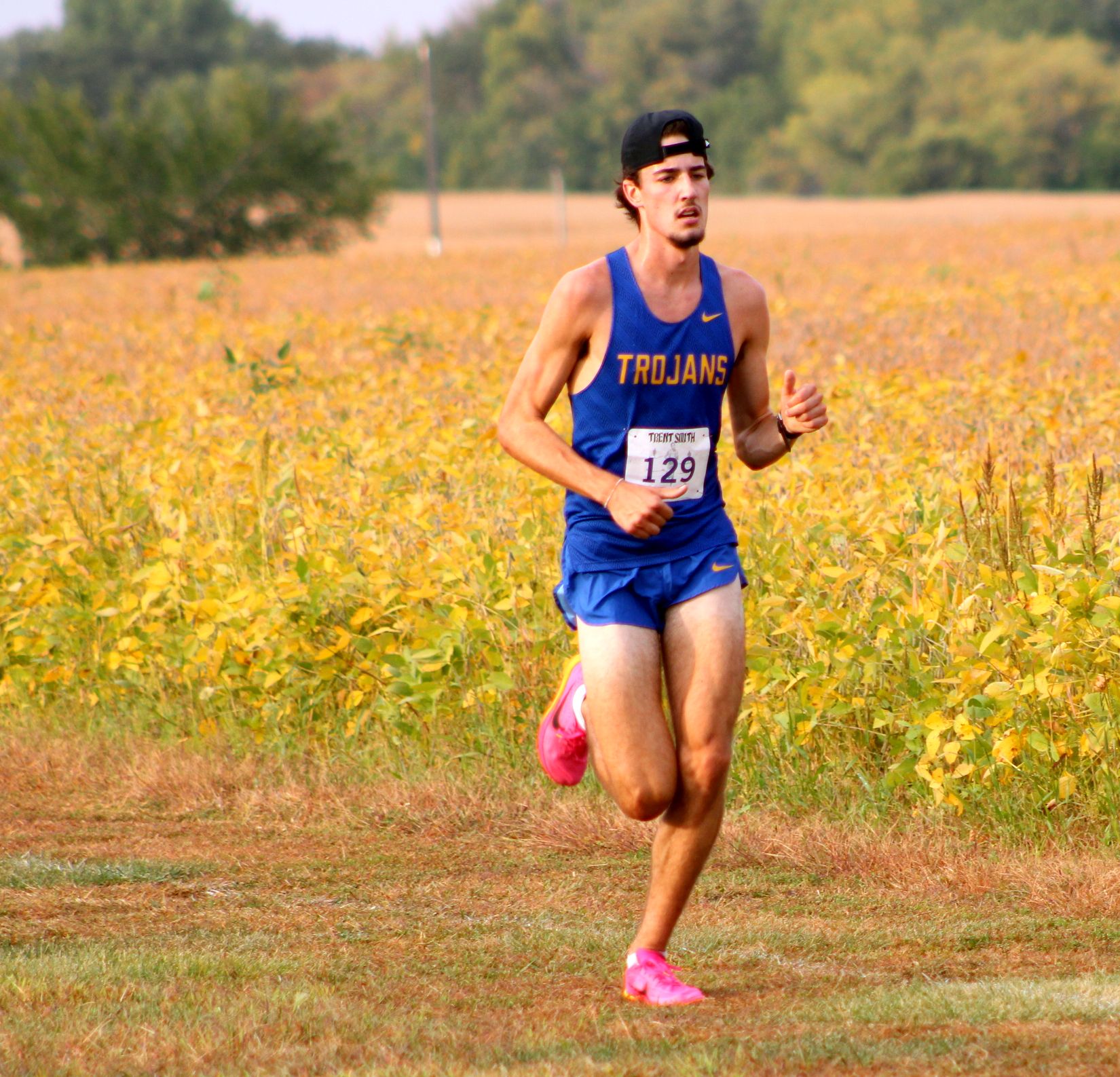 NIACC's Owen Almelien runs at the Trent Smith Invitational earlier this season on the NIACC campus.