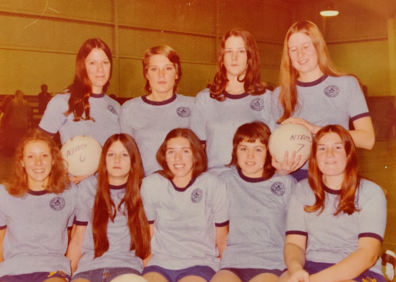 The first-ever NIACC volleyball team in 1973.