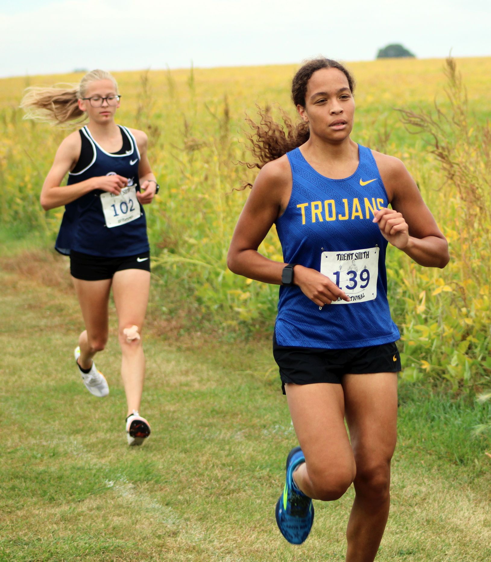 NIACC's Taja Conley runs at the Trent Smith Invitational on the NIACC campus on Sept. 15.