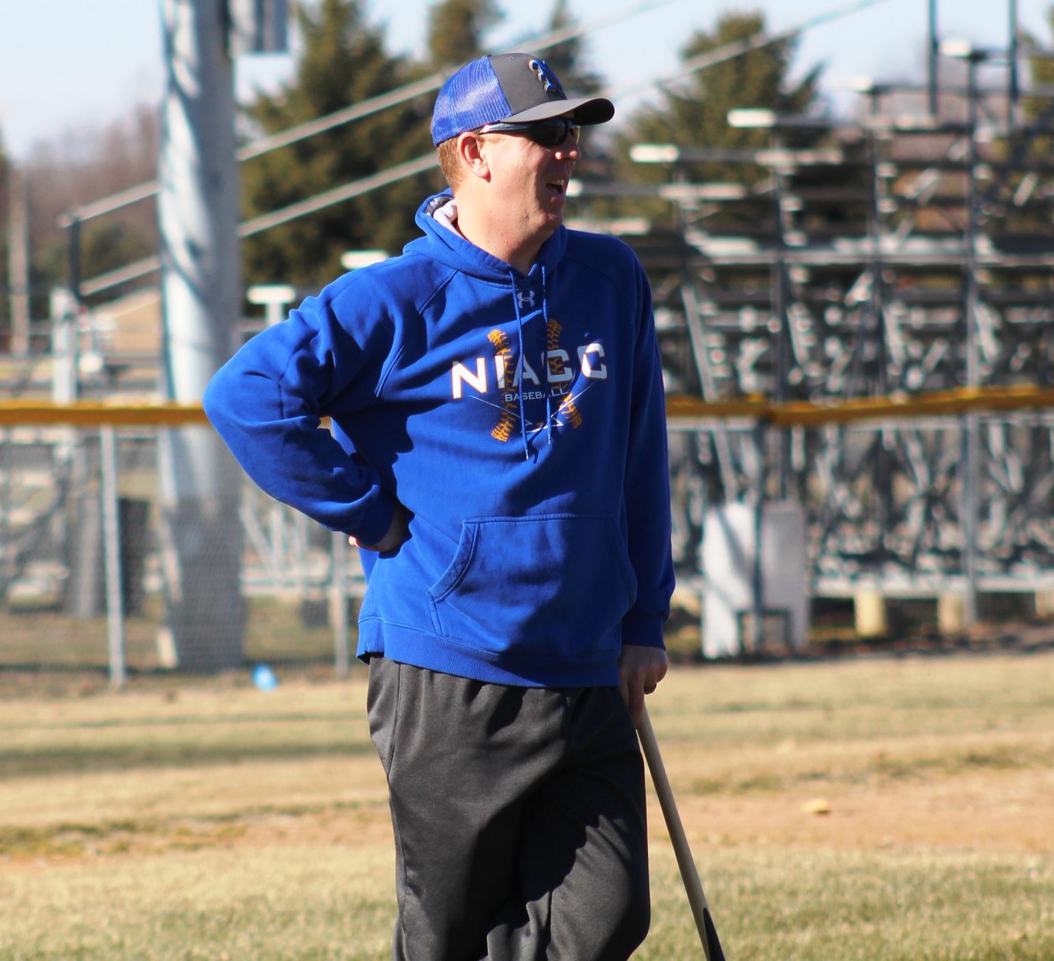 Travis Hergert is in his fifth season as the head coach of the NIACC baseball team.