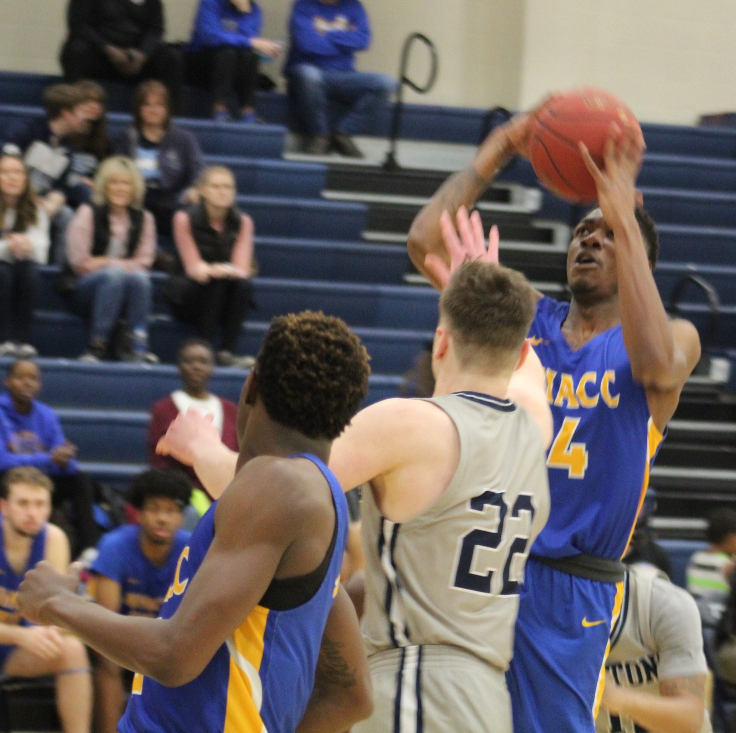 NIACC's Wendell Matthews converts a layup in Saturday's win over Iowa Central.