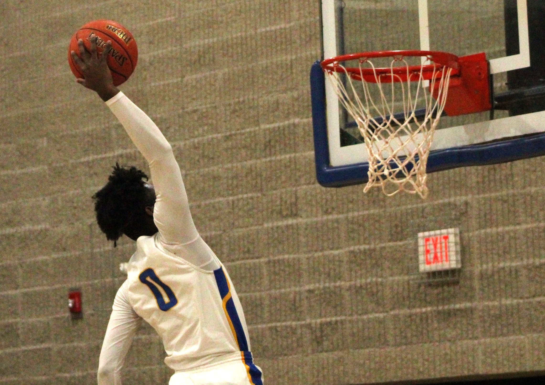 NIACC's Myles Tucker slams home two points in Monday's win over the Mount Mercy JV in the NIACC gym.