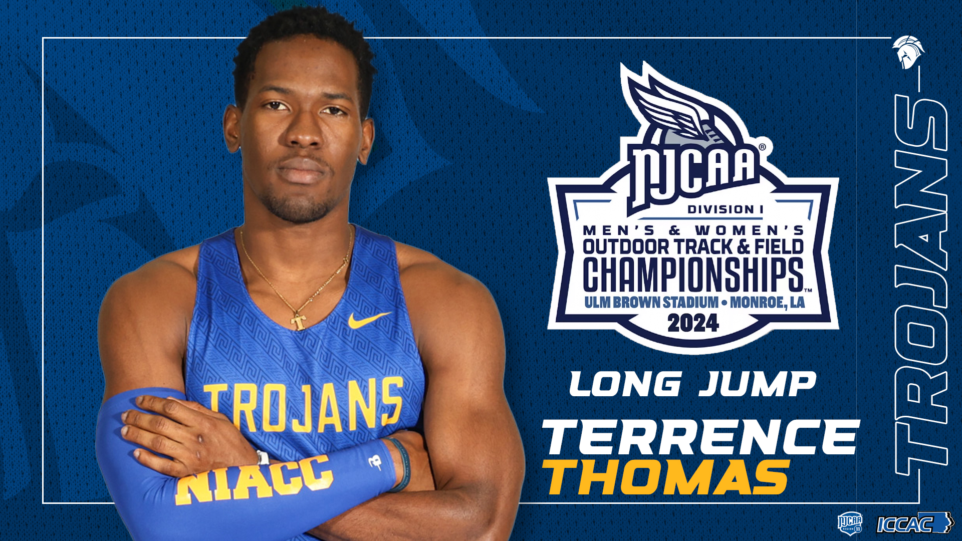 NIACC's Thomas places 3rd in long jump at nationals