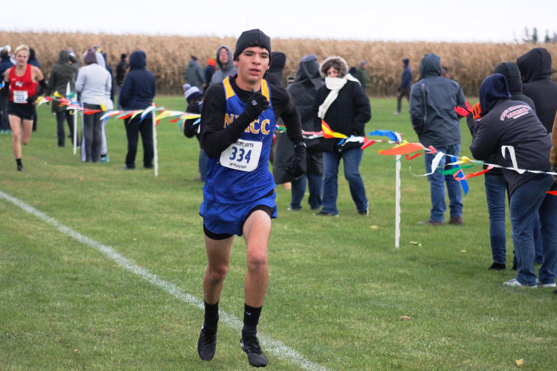 NIACC's Jalen Petersen runs at the Trent Smith Invitational.