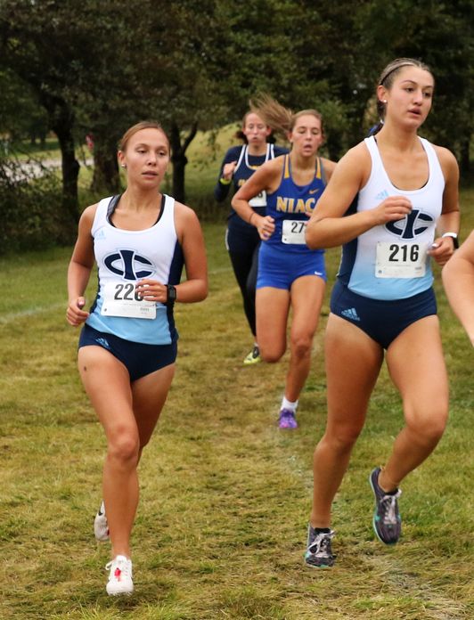 NIACC's Whitney Martin runs at the Grand View Viking Invitational on Sept. 11.