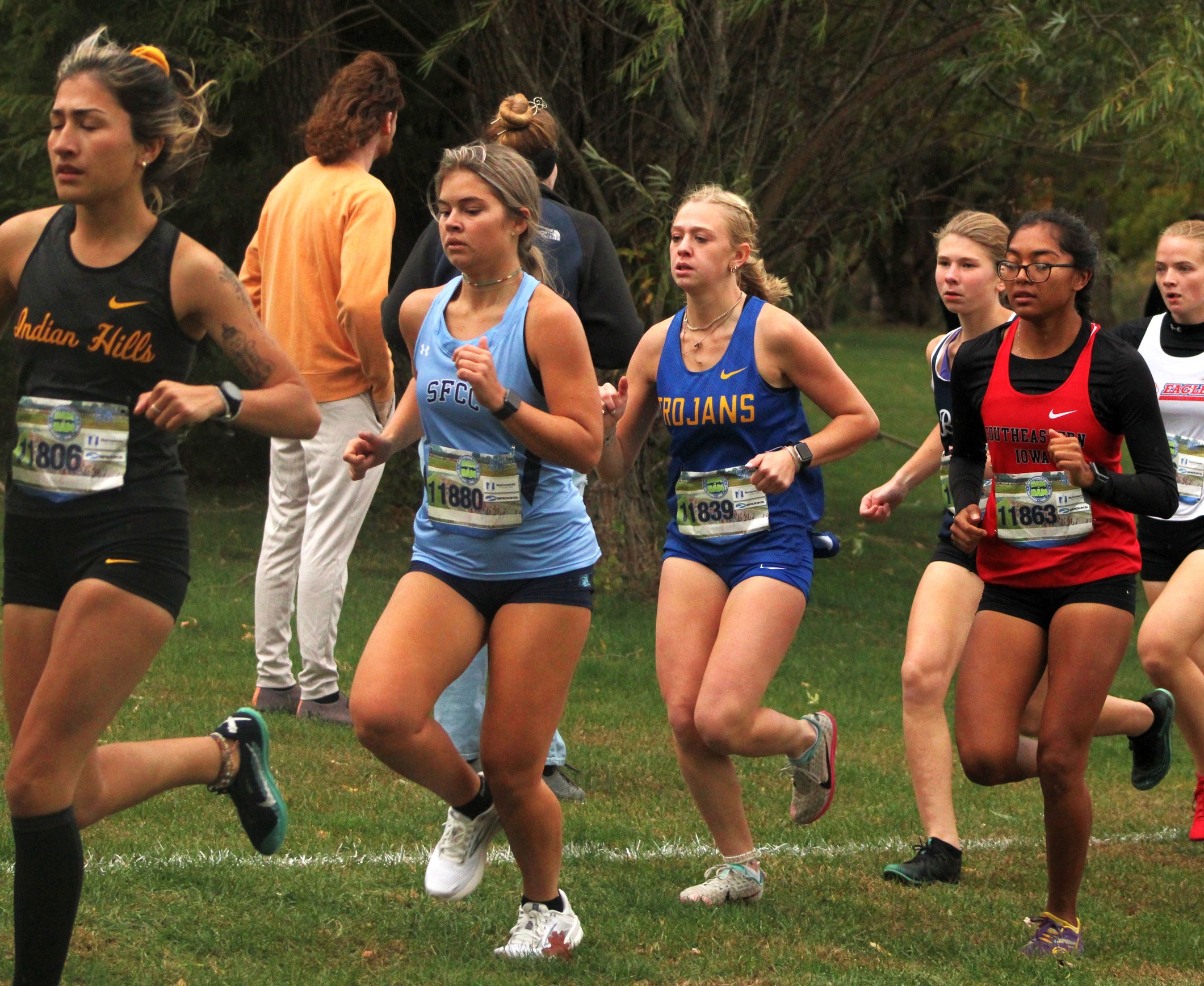 NIACC's Lilly Stockberger placed 11th Friday at the Indian Hills Invitational.