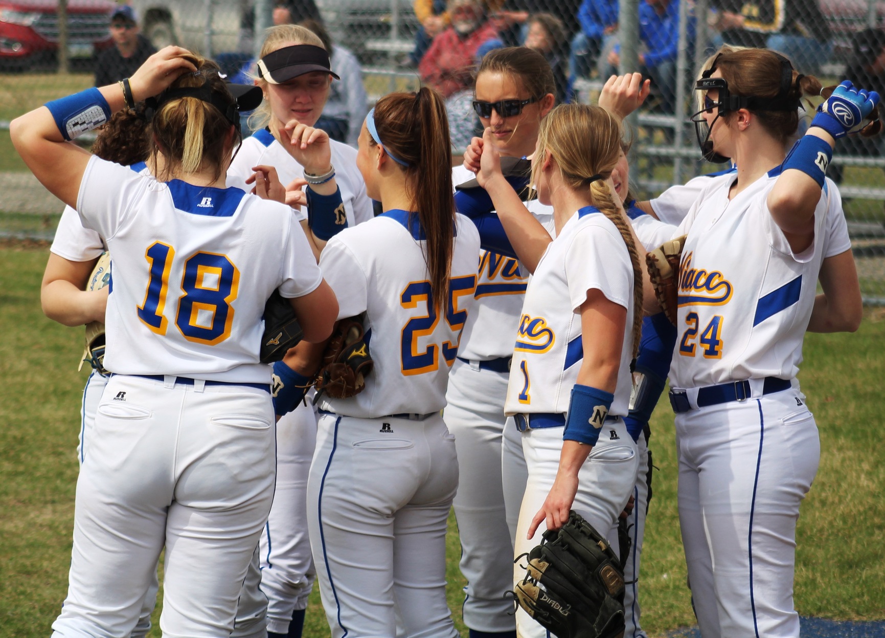 The NIACC softball team plays at DMACC in a doubleheader Friday starting at 1 p.m.