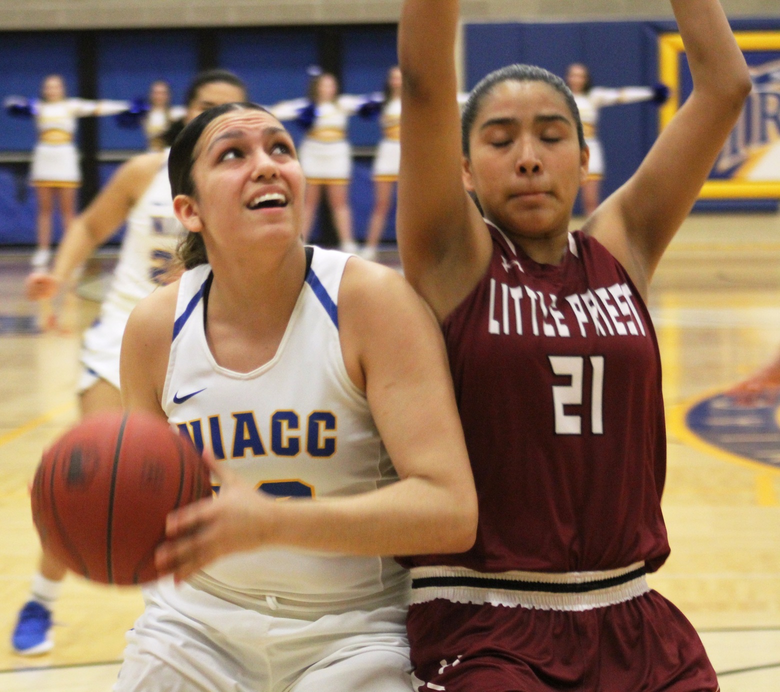 Autam Mendez led the Lady Trojans with 26 points and 16 rebounds on Wednesday.
