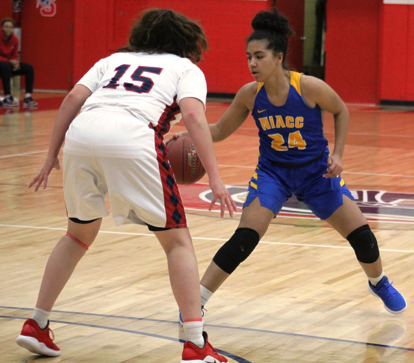 NIACC's Tahya Campbell looks to drive to the basket in Saturday's game against Southwestern.