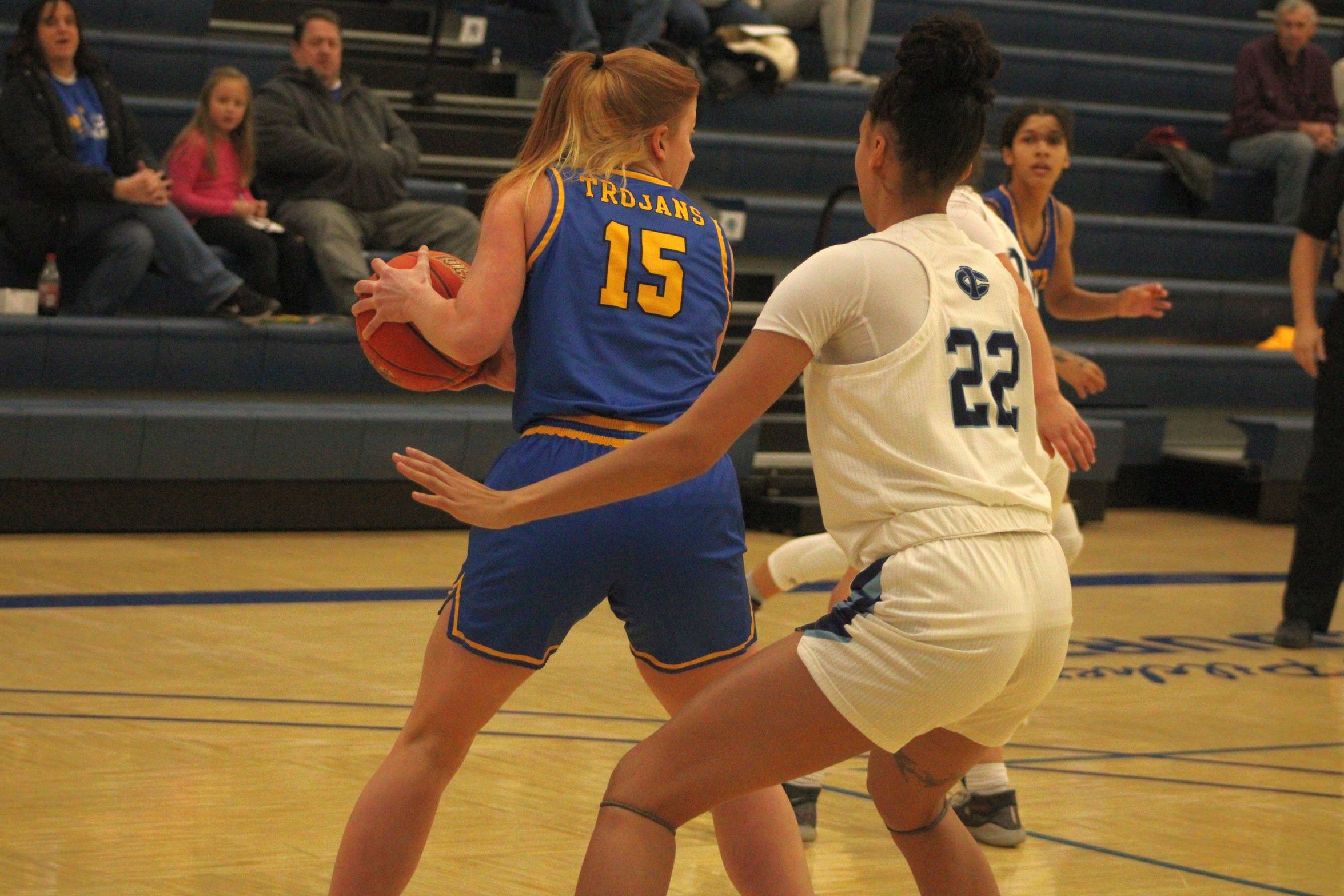 NIACC's Jackie Pippett looks to score in Wednesday's game at Iowa Central.
