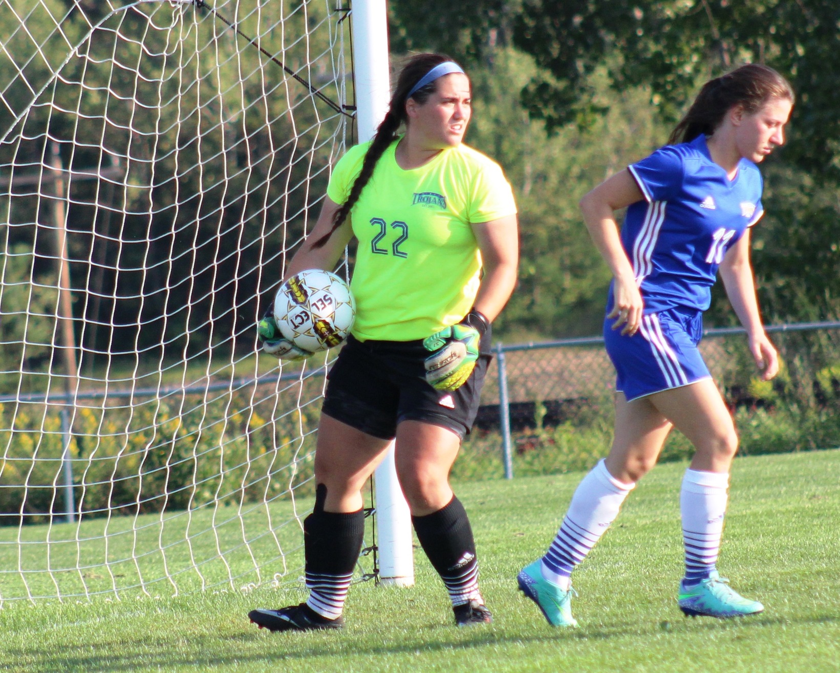 NIACC's Kathyrn Flaherty was the only keeper on the all-region first-team.