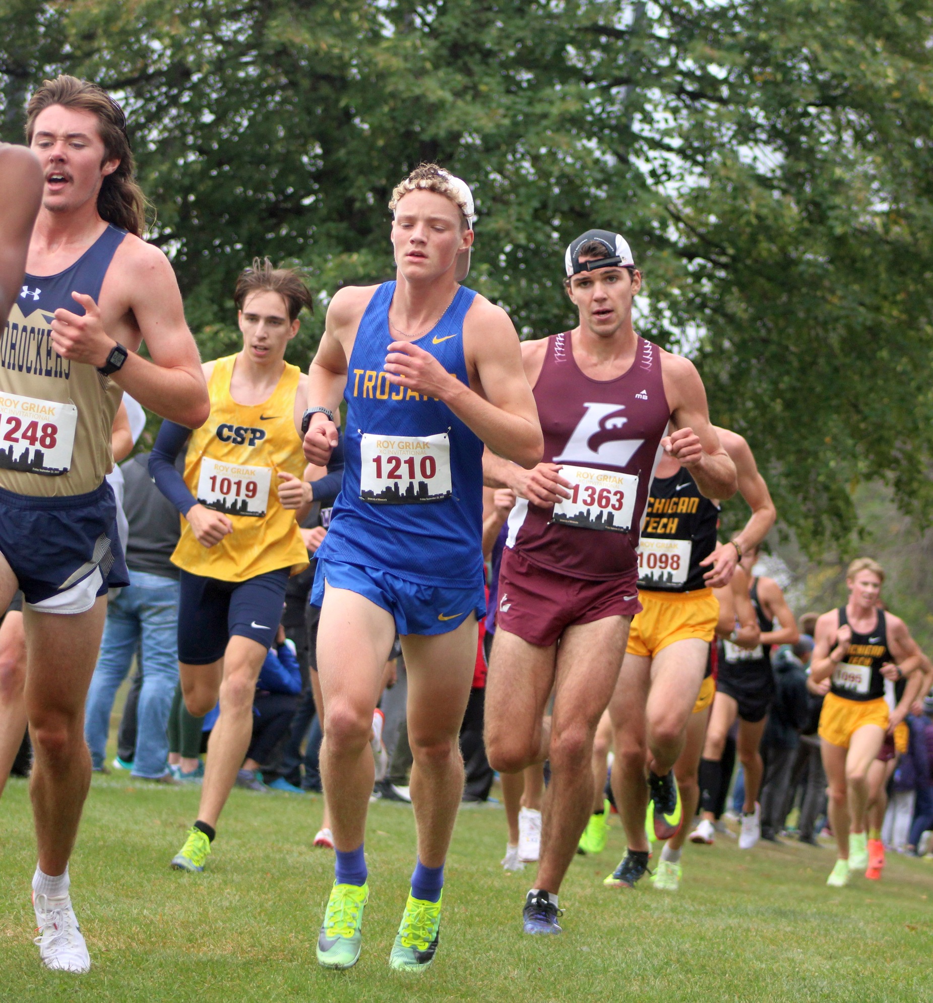 NIACC's Bryson Canton runs at the Griak Invitational in September.