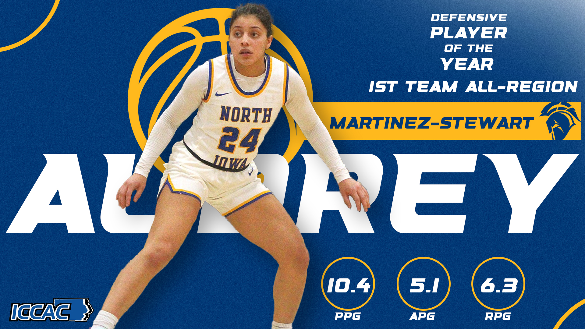 NIACC's Martinez-Stewart is league's defensive player of year