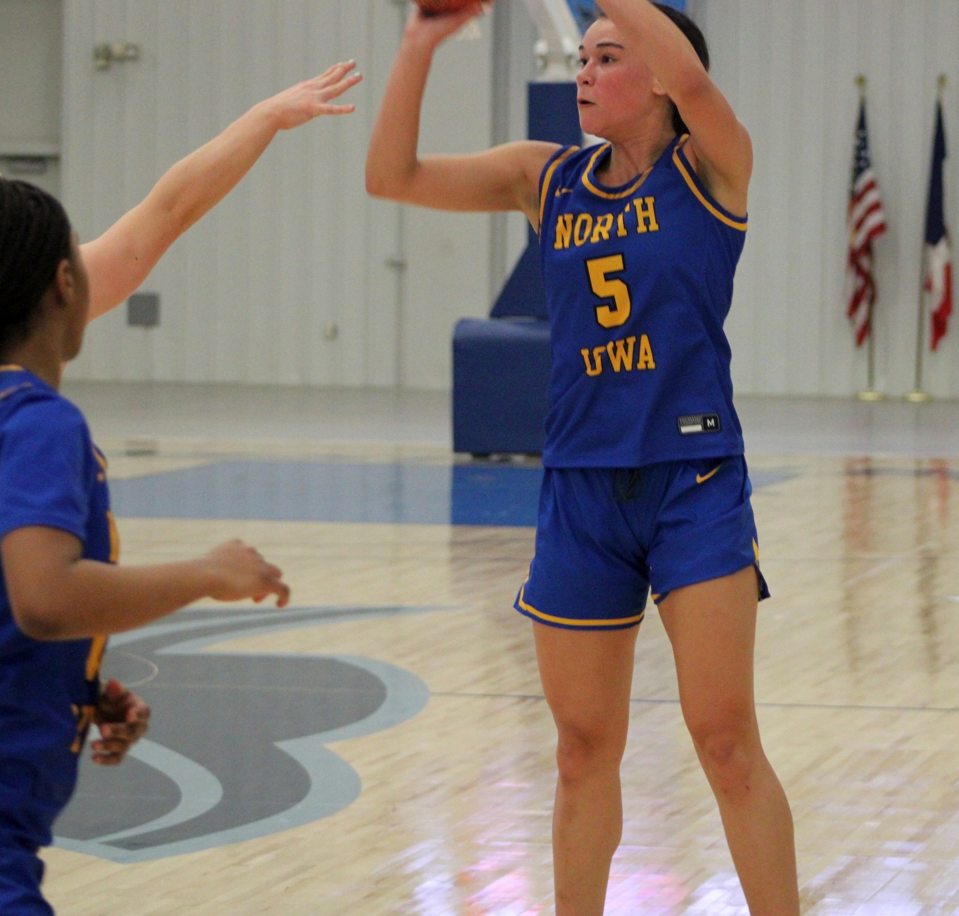 NIACC's Keira Anderson shoots a jump shot in Wednesday's game at No. 5 Iowa Western.
