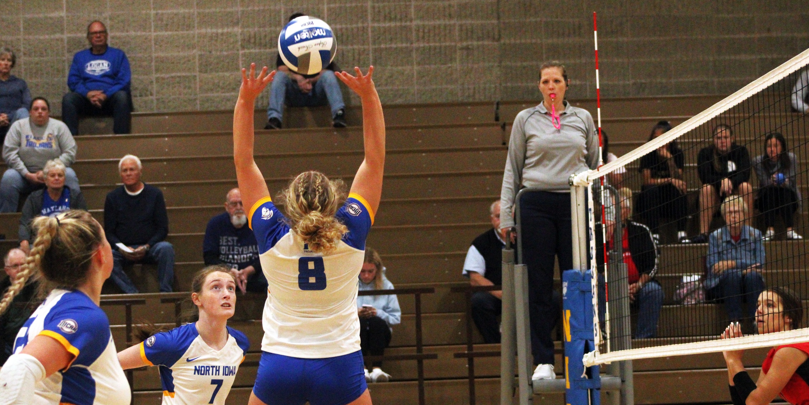 NIACC's Rylee Wetlaufer recorded her 1,000th career assist in Wednesday's home match against Northeast CC.